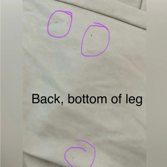 7 For all Mankind faux leather pants. Ivory Size M - Picture 11 of 11